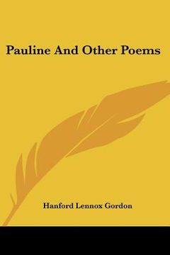 portada pauline and other poems (en Inglés)