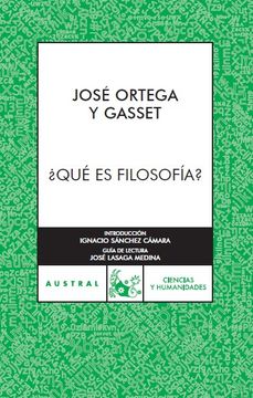 portada Que es Filosofia? (in Spanish)
