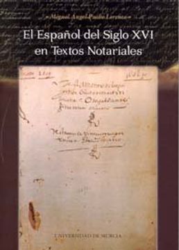 portada Español del siglo xvi en textos notariales, el