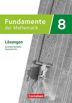 portada Fundamente der Mathematik - Nordrhein-Westfalen - Ausgabe 2019 - 8. Schuljahr: Lösungen zum Schülerbuch (in German)