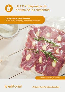 portada Regeneración Óptima de los Alimentos. Hotr0110 - Dirección y Producción en Cocina