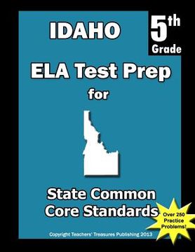 portada Idaho 5th Grade ELA Test Prep: Common Core Learning Standards
