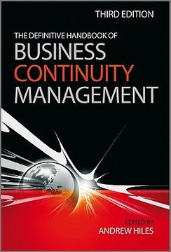 portada the definitive handbook of business continuity management