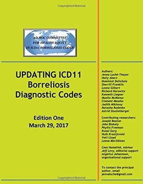 portada Updating Icd11 Borreliosis Diagnostic Codes: Edition one March 29, 2017 (in English)