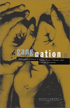 portada Gang Nation: Delinquent Citizens in Puerto Rican, Chicano, and Chicana Narratives (en Inglés)