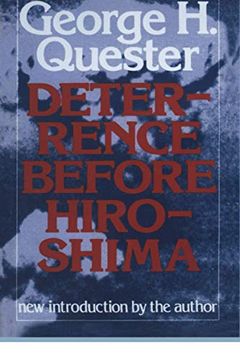 portada Deterrence Before Hiroshima (in English)