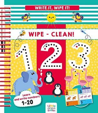 portada Write it, Wipe it! Wipe-Clean 123 (in English)