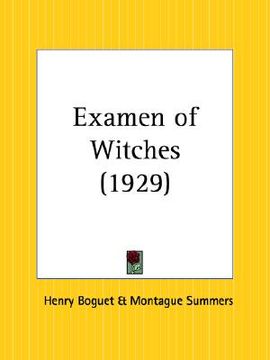 portada examen of witches (en Inglés)