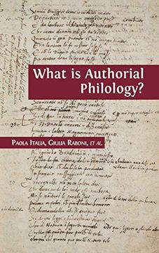 portada What is Authorial Philology? (en Inglés)