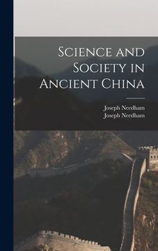 portada Science and Society in Ancient China (en Inglés)