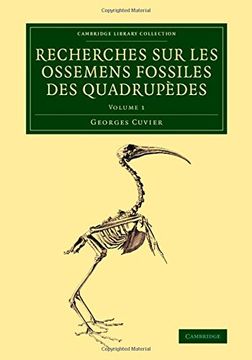portada Recherches sur les Ossemens Fossiles des Quadrupèdes 4 Volume Set: Recherches sur les Ossemens Fossiles des Quadrupèdes - Volume 1 (Cambridge Library Collection - Earth Science) 