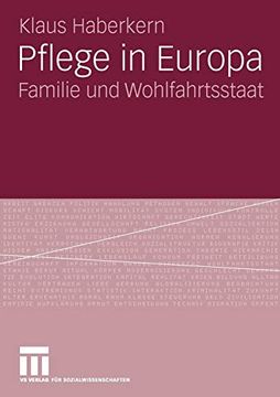 portada Pflege in Europa: Familie und Wohlfahrtsstaat (en Alemán)