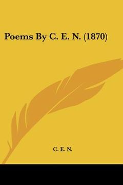 portada poems by c. e. n. (1870) (en Inglés)
