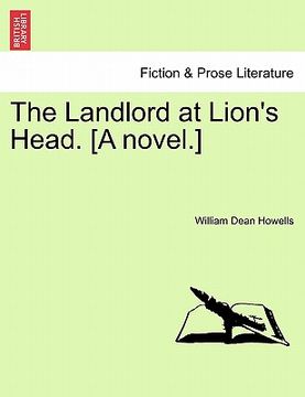 portada the landlord at lion's head. [a novel.] (en Inglés)