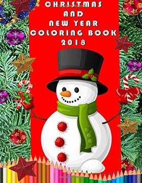 portada Christmas and  New Year Coloring book 2018
