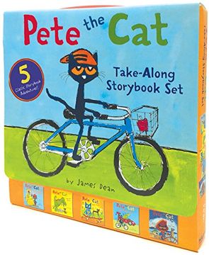 portada Pete the Cat Take-Along Storybook Set (en Inglés)