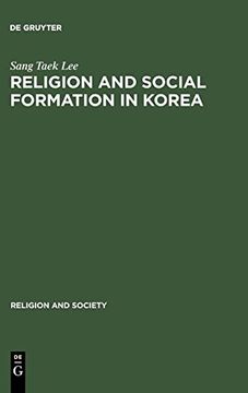portada Religion and Social Formation in Korea (Religion and Society) (in English)