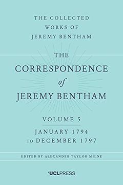 portada The Correspondence of Jeremy Bentham, Volume 5: January 1794 to December 1797