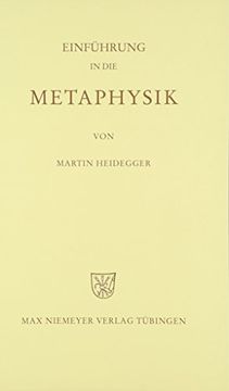 portada Einführung in Die Metaphysik (in German)