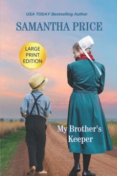 portada My Brother's Keeper Large Print: Amish Romance (in English)