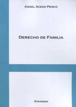portada Derecho De Familia (Ángel Acedo Penco) (in Spanish)