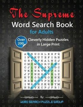 portada The Supreme Word Search Book for Adults: Over 200 Cleverly Hidden Puzzles in Large Print