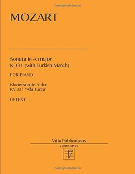 portada Sonata in A major: K 331