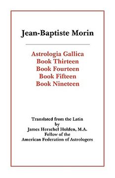 portada astrologia gallica books 13, 14, 15, 19 (in English)