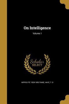 portada On Intelligence; Volume 1 (en Inglés)