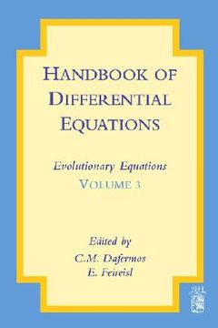 portada handbook of differential equations, volume iii: evolutionary equations (en Inglés)