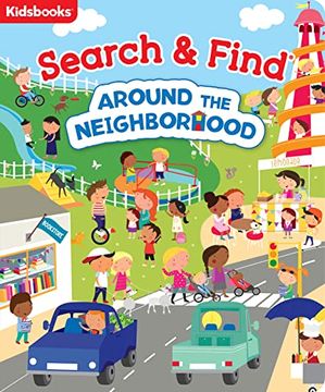 portada Search & Find: Around the Neighborhood (en Inglés)