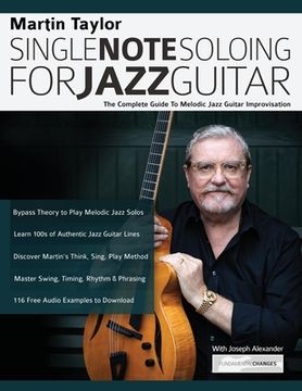 portada Martin Taylor Single Note Soloing For Jazz Guitar (en Inglés)