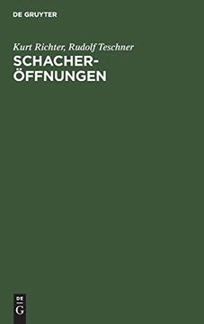 portada Schacherã Â¶Ffnungen (German Edition) [Hardcover ] (en Alemán)