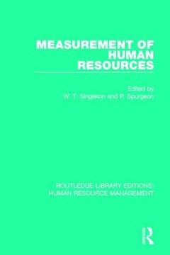 portada Measurement of Human Resources (Routledge Library Editions: Human Resource Management) 