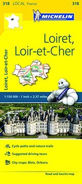 portada Loiret, Loir-et-Cher, France Local Map 318 (Michelin Local Maps)