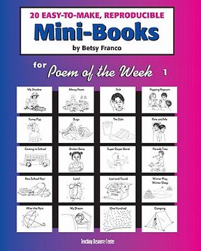 portada mini-books for poem of the week 1
