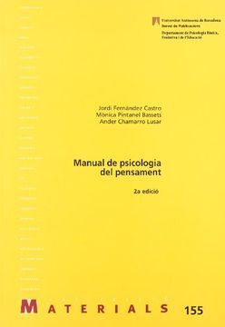 portada Manual de Psicologia del pensament (Materials) (in Spanish)