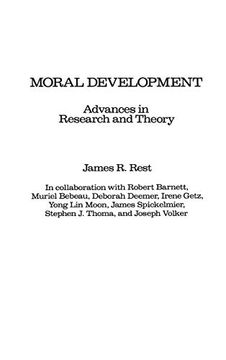 portada Moral Development: Advances in Research and Theory: Advances in Theory and Research (en Inglés)