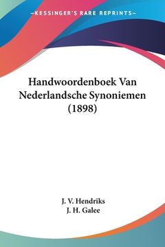 portada Handwoordenboek van Nederlandsche Synoniemen (1898) 