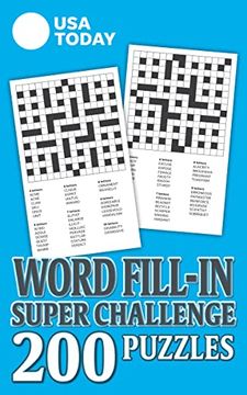 portada USA Today Word Fill-In Super Challenge: 200 Puzzles (en Inglés)