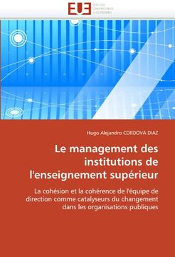portada Le Management Des Institutions de L'Enseignement Superieur