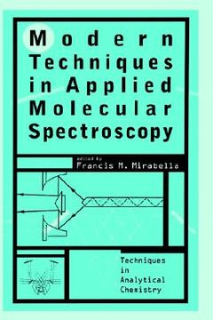 portada modern techniques in applied molecular spectroscopy (en Inglés)