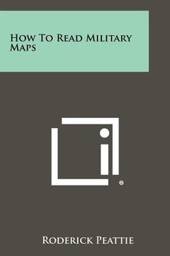 portada how to read military maps (en Inglés)