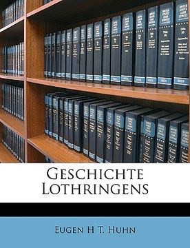portada Geschichte Lothringens (en Alemán)
