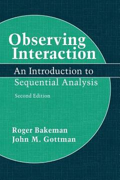 portada Observing Interaction 2nd Edition Paperback: An Introduction to Sequential Analysis (en Inglés)
