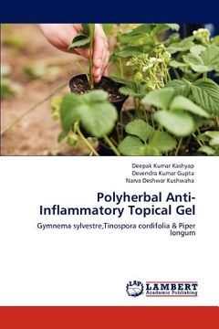 portada polyherbal anti-inflammatory topical gel (in English)