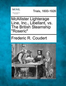 portada mcallister lighterage line, inc., libellant, vs. the british steamship "roseric"