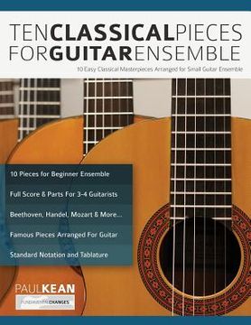 portada 10 Classical Pieces for Guitar Ensemble