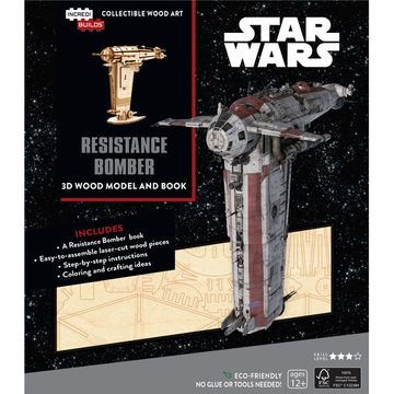 portada Star Wars: Resistance Bomber Libro y Modelo Armable en Madera