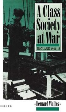portada a class society at war (en Inglés)